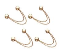 Pinzas magnéticas versátiles, 4 botones de fuerza magnéticos con cadena,alfileres magnéticos versátiles para cárdigan,Dobladillo de puño