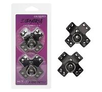 Pinzas marca California Exotics O-Ring Pasties Black