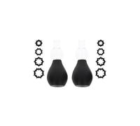 Pinzas marca TABOOM Nipple Enlargers with 8 Rings Black