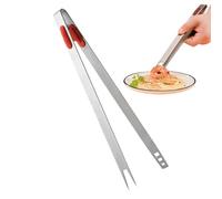 Pinzas Para - Acero Inoxidable 304 + 29,5x2cm | Pinzas Para Barbacoa | Pinza De Cocina | Tenedor Ligero Ergonómico Del Resbalón Anti Escaldado Resistente Al Calor Del Doble Uso Para Cocinar Bbq