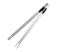 Pinzas Para - Acero Inoxidable 304 + 29,5x2cm | Pinzas Para Barbacoa | Pinza De Cocina | Tenedor Ligero Ergonómico Del Resbalón Anti Escaldado Resistente Al Calor Del Doble Uso Para Cocinar Bbq