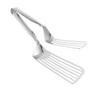 Pinzas para Alimentos de Acero Inoxidable para Barbacoa, Plata | Acero Inoxidable, Ligeras y Resistentes al Calor, Aptas para Lavavajillas, Uso en Grill y Parrilla