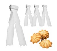 Pinzas para aperitivos, acero inoxidable, 2.64 pulgadas, pinzas para servir, agarre de precisión, pinzas para barbacoa, mini recolector de repostería para postre, bufé, cocina, uso en