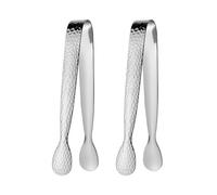 Pinzas Para Aperitivos De Acero Inoxidable 2 Uds. Perfectas Manipular En Cocinas Y Cafeterías Herramienta Servir Agarre Ajustable