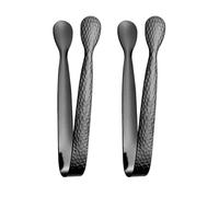 Pinzas para aperitivos de acero inoxidable, 2 uds, pinzas para, perfectas para manipular en cocinas y cafeterías, herramienta para servir, agarre ajustable