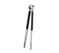 Pinzas para Barbacoa Pinzas Coreanas De La Parrilla del Silicón del Acero Inoxidable del Estilo For La Comida Que Cocina El Restaurante Pinzas De Cocina(Black)