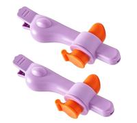 Pinzas para Bolsas 2 Piezas Grandes Reutilizables con Picos Vertedores para | Clips de para Bolsas de Alimentos para hogar cocina despensa líquidos harina snacks