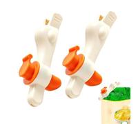 Pinzas para Bolsas 2 piezas reutilizables para guardar alimentos con picos | clips de pico para bolsas para hogar cocina despensa líquidos harina snacks