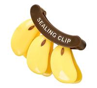 Pinzas Para Bolsas De Alimentos,Pinza Magnética en Forma de Plátano | Clips Divertidos para Sellado de Paquetes de Alimentos - Para Hogar Oficina Congelador Despensa Aperitivos Pan Cereales Fruta