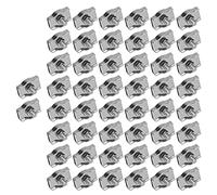 PINZAS PARA CABLES SIMPLEX ABRAZADERAS PARA CABLES DE ACERO INOXIDABLE PINZA DE AGARRE SIMPLE PARA LA CONSTRUCCIÓN NAVAL (50pcs M2)