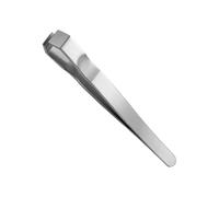 Pinzas para cejas, depiladora de vello facial, herramienta de aseo de precisión, cortadora de acero inoxidable con punta inclinada, instrumento de belleza profesional, kit de modelado manual, pinzas