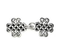 Pinzas para chal y rebeca Clips Vintage for suéter, chal Retro, Clips for suéter, cárdigan, capa, broche for camisa, broche for niña, capa for vestido, bufanda, 2 uds.(Type-5)
