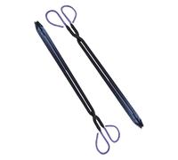 Pinzas para Chimenea 2Pcs Sturdy Charcoal Tongs Fireplace Barbecue Garbage Picker Portable Household Para acampar
