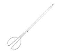 Pinzas para Chimenea Stainless Steel Outdoor Charcoal Tong Long Handle Firewood Clip Para acampar