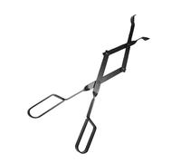 Pinzas para chimeneas de 26 pulgadas para chimeneas de hoyo, accesorios para camping, estufa de leña, fogata, para interiores y exteriores, herramienta de estufa de leña, abrazadera de leña para