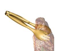 Pinzas Para Cocinar, Diseño De Abrazadera Ergonómica, 20,2 Cm, Filete Con Clip Para Parrilla, Pinzas Para Alimentos De Acero Inoxidable, Fáciles De Limpiar Y Mantener, Para Cocina, Camping, Restaurant