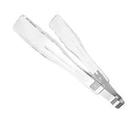 Pinzas para Comida de Acero Inoxidable y Plástico para Servir y Recoger | Uso en Fritura y Panadería, Ayudan a Proteger la Mano del Calor, Trasladan Platos del Grill al Plato