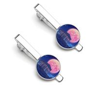 Pinzas para corbata del Templo de Egina, Antigua Grecia, para hombre, 2 unidades, accesorios clásicos para corbata de traje, pinza de acero inoxidable