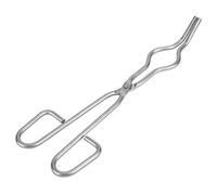 Pinzas para crisol, pinzas para crisol de acero inoxidable Pinzas para porta vasos de precipitados con remache de clase aeronáutica(250mm)