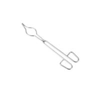 Pinzas para crisoles Pinzas de crisol acero inoxidable, soporte for alicates fusión grafito, abrazaderas grado profesional(30cm)