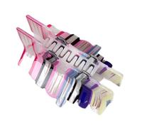 Pinzas para el cabello coloridas,Pinza para el cabello con forma de libro, Pinzas para el cabello multifuncionales en forma de libro, Pasadores de pelo ligeros, garra de pelo para mujer para citas