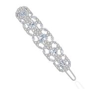 Pinzas para el cabello con diamantes para mujer, Horquilla for el pelo con pinza lateral for mujer, creativa, de cobre, for bodas, fiestas y bailes de graduación