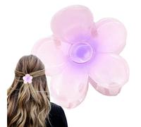 Pinzas para el cabello con forma de flor hawaiana, elegantes pinzas para el cabello con fijación fuerte, para uso durante todo el día