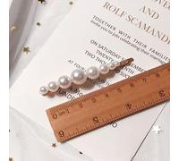 Pinzas Para El Cabello Con Perlas Hechas A Mano, Pasadores Para El Cabello Con Cuentas De Giro Dulce Para Mujeres Y Niñas, Accesorios Para El Cabello