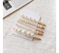 Pinzas Para El Cabello Con Perlas Hechas A Mano, Pasadores Para El Cabello Con Cuentas De Giro Dulce Para Mujeres Y Niñas, Accesorios Para El Cabello