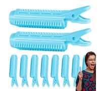 Pinzas para el cabello con volumen para raíces,Pinzas para el cabello con volumen - Clips para levantar la raíz del rizado, 10 unidades,Clips para voluminizadores, para rodill