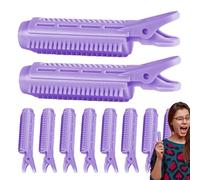 Pinzas para el cabello con volumen para raíces,Pinzas para el cabello con volumen | de rodillo para levantamiento de raíces de 10 piezas | Clips para voluminizadores, Clips p