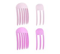 Pinzas Para El Cabello De 4 Piezas, Herramientas Para Dar Volumen Al Cabello, Accesorios Para Peinar El Cabello, Pinzas Para El Cabello De Plástico, Peines Creativos Para El Cabello