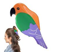Pinzas para el cabello de acetato, pinzas para garras de loro,Pinzas de acetato para pájaros loros - Accesorios para mujeres, grandes pinzas de mandíbula Punk para cabello corto, cabello largo