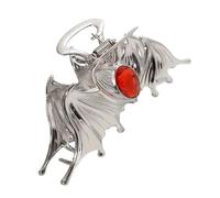 Pinzas para el cabello de Halloween,Pinza para el cabello de murciélago | Pinzas para el cabello para niñas de metal con diseño de murciélago aterrador,Clip de cocodrilo de agarre fuerte, suministros