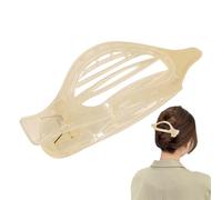 Pinzas para el cabello decorativas en becdepato - Cola de caballo translúcida en forma de becdepaard, pincelpelo en becdepaardpara cabello fino y peinado, pincelcola de caballo para che