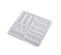 Pinzas para el cabello, joyería de resina de silicona, molde de pinza de pelo de silicona, moldes de resina, abrazaderas de clip, moldes de joyería