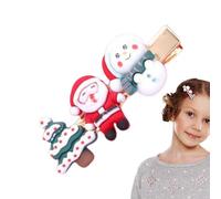Pinzas para el cabello navideñas para niñas, lindas pinzas para el cabello navideñas para niños - Lindas horquillas para el cabello para las fiestas navideñas - Horquillas festivas para peinar el cabe