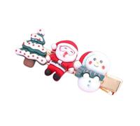 Pinzas para el cabello navideñas para niñas, lindas pinzas para el cabello navideñas para niños, Lindos pasadores de pelo navideños para niños, Accesorios para el cabello navideños para peinar el cabe