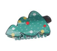 Pinzas para el cabello navideñas,Pinzas para el cabello de Papá Noel | Clips de garra de Papá Noel - Lindos árboles de Navidad Horquilla navideña para vacaciones, cumpleaños
