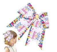 Pinzas para el cabello para el regreso a la escuela, pinzas para el cabello con lazo para niñas | Pasadores de pelo para niñas de regreso a la escuela | Accesorios para el cabello portátil, horquillas