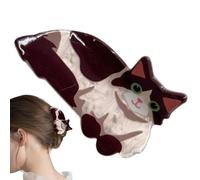 Pinzas para el Cabello para Mujeres Diseño de Gato Antideslizante y