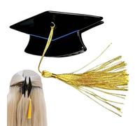 Pinzas para el cabello, pequeñas barras de graduación lindas, pinzas para el cabello, mortero para doctorado, para mujeres, niñas, estudiantes, escuela, viajes, sesión de fotos, , juego de rol