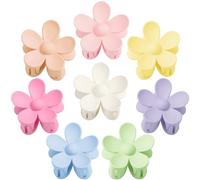 Pinzas para el pelo, 8 unidades, pinzas para el pelo grandes, lindas pinzas para el cabello grueso, pinzas para el cabello, pinzas para el pelo mate grandes, antideslizantes, agarre fuerte para