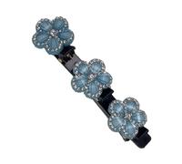Pinzas para el pelo, accesorios de cristal brillante, bonitos agarres de estilo, cierres decorativos de moda, elegantes soportes para fiestas, pasadores para mujer con acabado para reuniones de