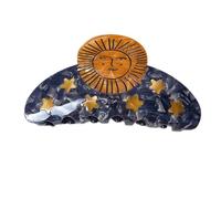Pinzas Para El Pelo Acetato Para Mujer - Pinzas Para El Pelo De girasoll, Pinza Para El Pelo | Con Pasador Sujeción Fuerte, Pinzas Para El Pelo De Caracol Con Estrella De girasoll, Pinzas De Cocodril