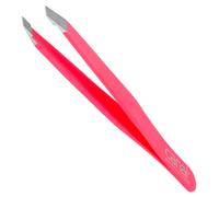 Pinzas para el pelo, anguladas, satinadas, acero inoxidable, 9 cm Rosa