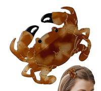 Pinzas para el pelo con diseño de garras de cáncer, pinzas para el pelo acrílicas con forma de cáncer - graciosas pinzas para el cabello para el día a día, oficina, oficina, oficina, escuela, citas
