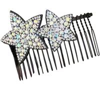 Pinzas para el pelo con forma de estrella invisible/Peines para el cabello con forma de estrella/horquilla de pentagrama para el cabello peine/accesorios para el cabello de estrella para mujer (D)