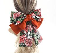 Pinzas para el Pelo con Lazo Empalme de lazo grande, pinzas for el cabello flotantes largas, horquilla Vintage con Clip for cola de caballo