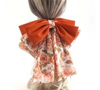 Pinzas para el Pelo con Lazo Lazo flotante empalme gasa pinzas for el cabello satén primavera clip horquilla